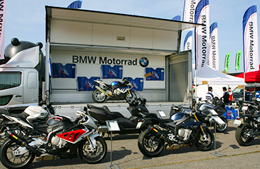 【写真】BMW Motorradブース