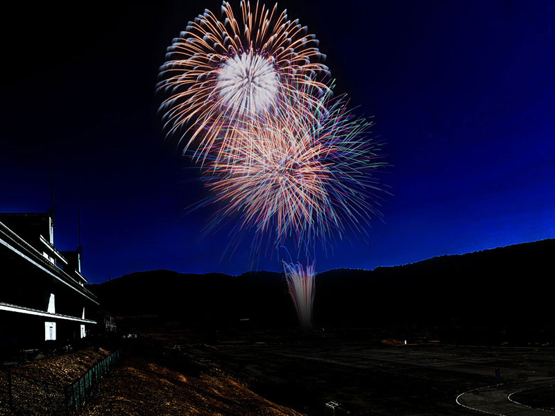 柔らかな質感の 天空 de 花火 in オートポリス 無料観覧券×2枚 hirota